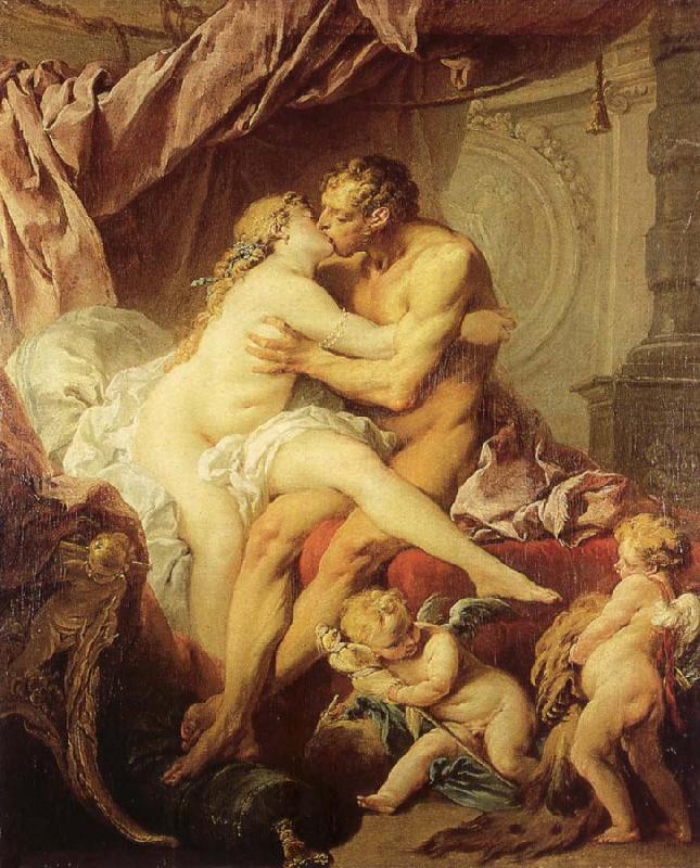 Francois Boucher Hercules and Omphale china oil painting image
